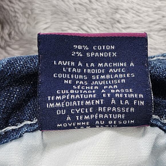 Vigoss Jeans Womens 22/33L Blue The Chelsea Low Rise Slim Boot Cut Stretch Denim - Picture 12 of 16